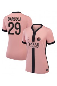 Paris Saint-Germain Bradley Barcola #29 Fotballdrakt Tredje Klær Dame 2024-25 Korte ermer